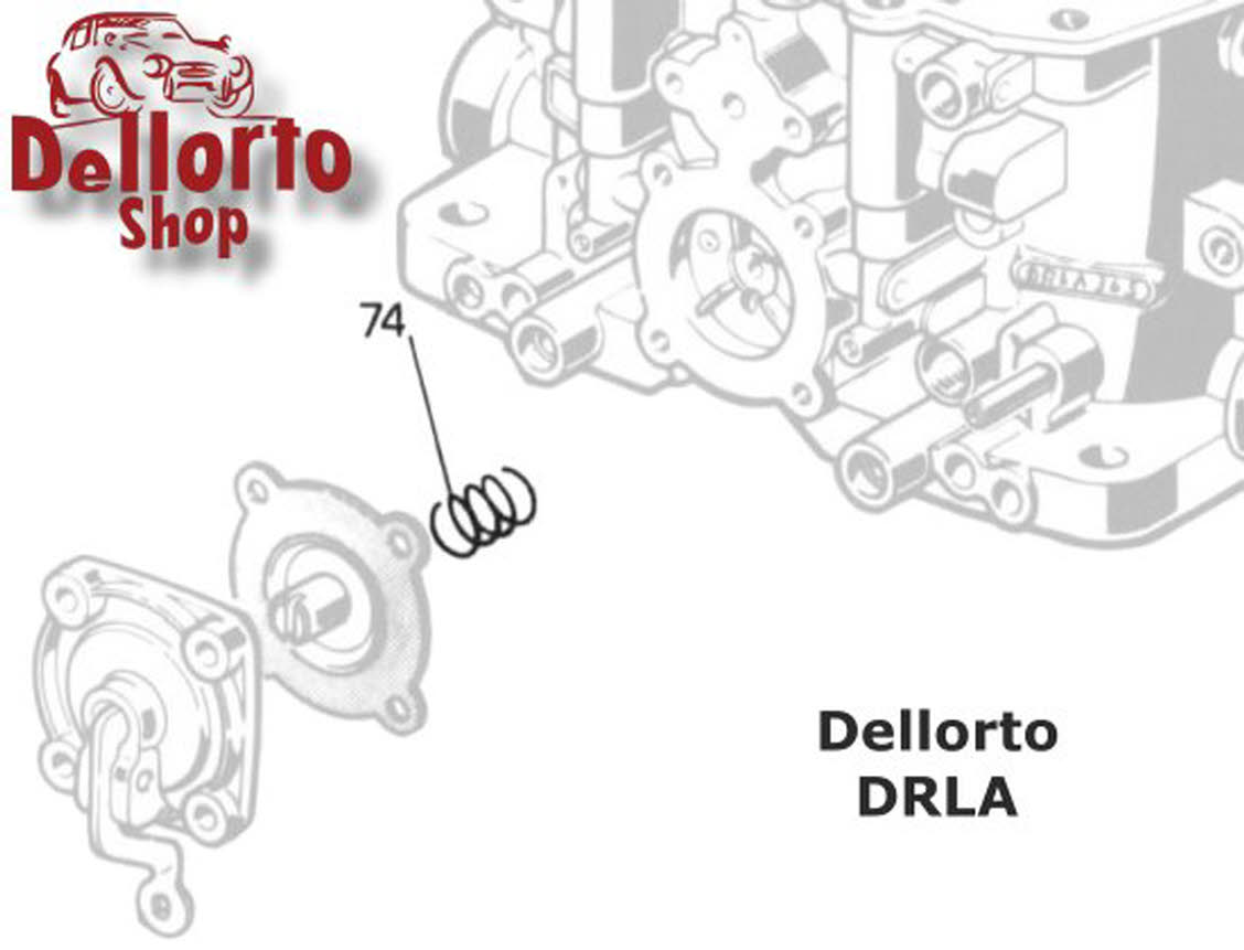 9663 Pump Diaphragm Spring For Dellorto DRLA Carburetor